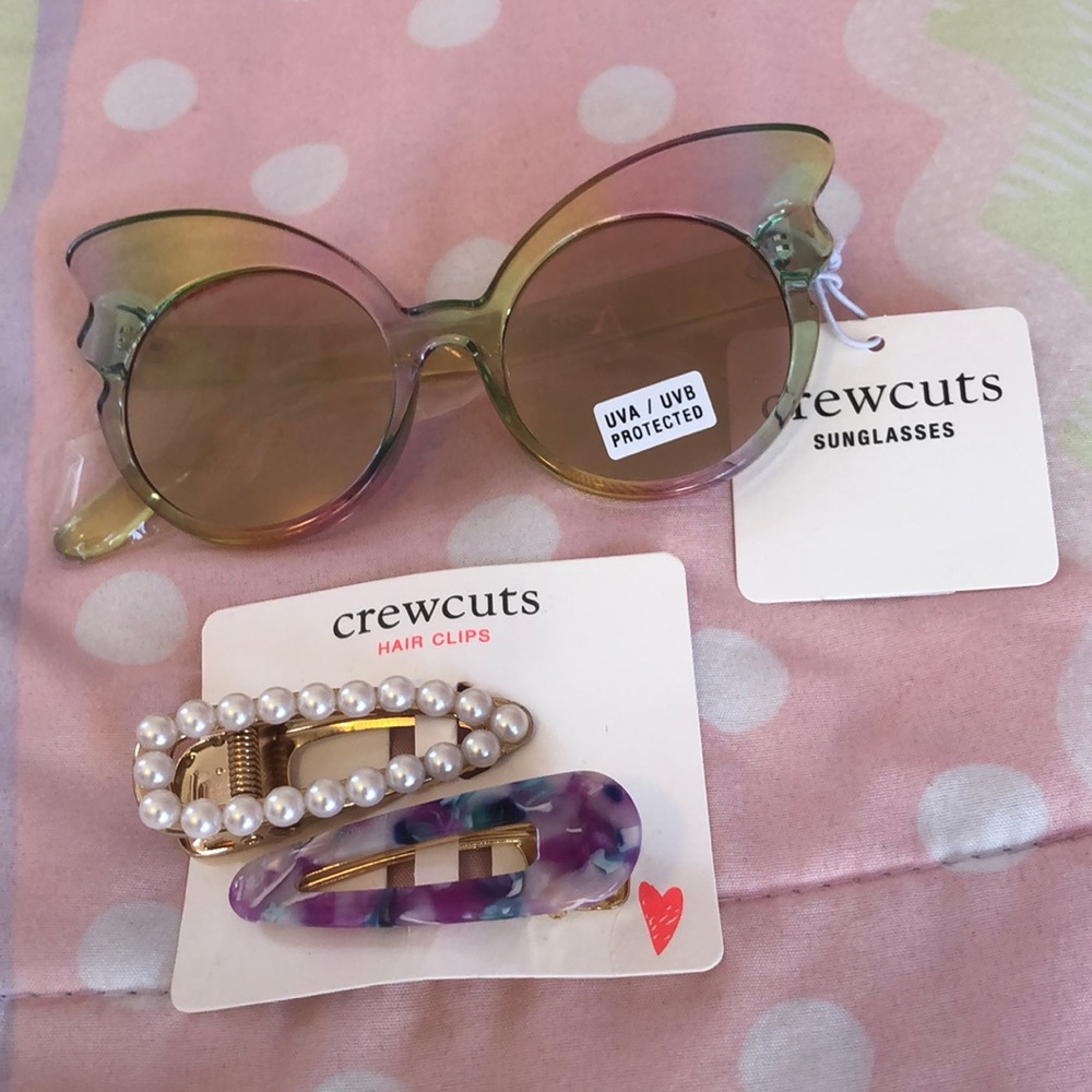 COPY - Crew Cuts NWT sunglasses and hair clips